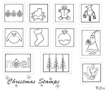 stamp Coloring Pages To Print